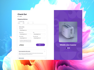 Checkout page design graphic design ui ux