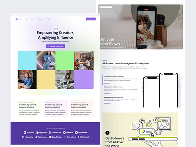 T-Creator Landing page exploration branding design illustration logo mobile ui design ui ui ux ui ux design uidesign ux uxdesign