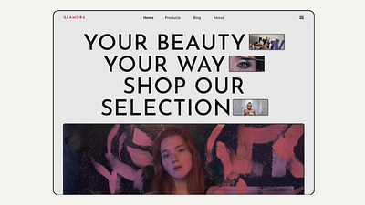 Sleek & Modern Web Design for Your Beauty Brand 💅 app branding motion graphics smartanimate ui uidesign uiux ux uxdesign webdesign