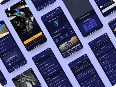 Gymly App: Case Study for Gym Goers ππ»ββοΈ app case study mobile app prototype real world startup ui user research ux visual design