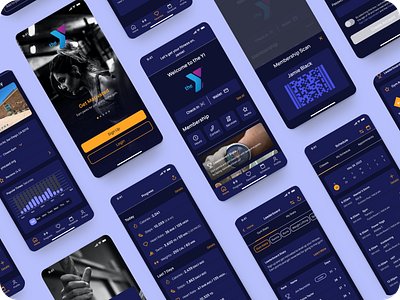 Gymly App: Case Study for Gym Goers 🏋🏻‍♀️ app case study mobile app prototype real world startup ui user research ux visual design