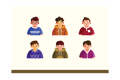 Kids Character Avatar Set student