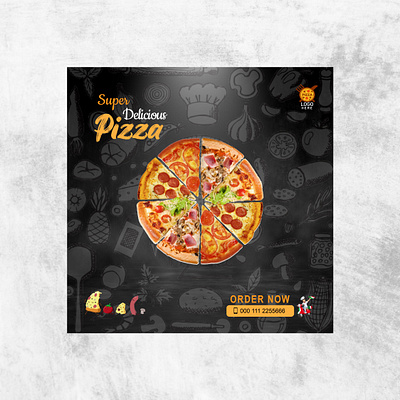 Pizza Post Design ads design food post graphic design instagram post marketing pizza post post design social media post