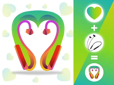 Modern Logo, Love+Ear phone combination applogo branddesigner branding creative logo creativelogo crypto logo logo design logo designer logoconcept logodaily logoideas logoinspire logomark logoprocess logosai modernlogo nft professionallogo thirtylogos