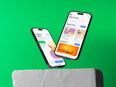 Tramkam - Food and Drinks app design drink food ios kit mobile template ui