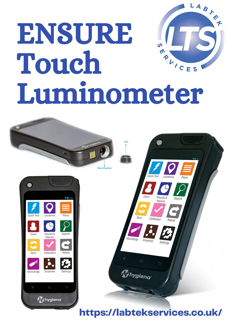 ENSURE Touch Luminometer LABTEK Services by Labtek Services on Dribbble