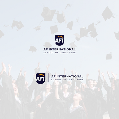 University Logo - AF International (Case Study) design logo modern logo simple logo