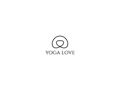 Yoga love a b c d e f g h i j k l m brand brand identity branding design exercise fitness letter logo logo logo design meditation mindfulness modern logo n o p q r s t u v w x y z relax wellness workout yoga yoga pose zen