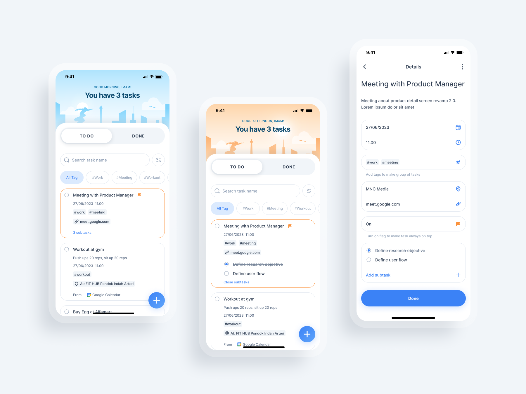 Simple To Do Mobile Apps - UI Exploration design illustration mobile app to do app ui ux