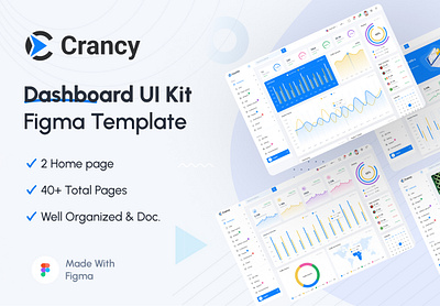 Admin Dashboard Figma UI Kits Template wallet