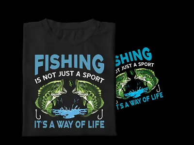 Fishing T-shirt Design fish design