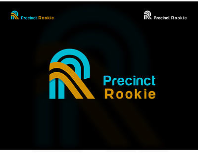 Letter P+R For Precinct Rookie Logo Concept 3d logo a b c d e f g h i j k l m n o p apps logo brand identity logo graphic design icon mark modern logo typographic logo vector
