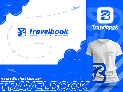 Travelbook Logo Design 3d animation app branding design graphic design illustration logo ui vector