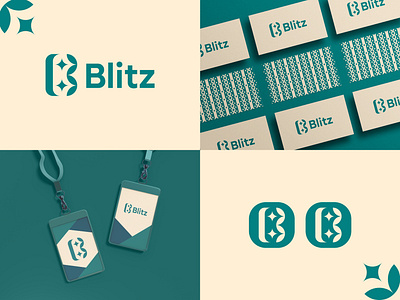 Blitz Logo Design 3d animation app branding design graphic design illustration logo motion graphics ui vector
