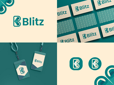 Blitz Logo Design 3d animation app branding design graphic design illustration logo ui vector