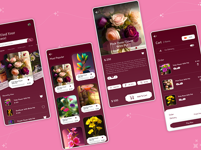 🌸📱 Let Your Floral Business Flourish! 🌼 ai aiapplications aiartcommunity blossomapp bookonline branding dribbble ecommerceapp ecommercedesign ecommerceui expandsale flowerpower marketapp mobileappdevelopment mobileshopping onlinebusiness onlineshopping ordernow tool uiux