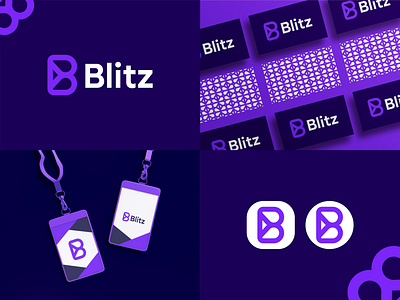 Blitz Logo Design 3d animation app branding design graphic design illustration logo ui vector