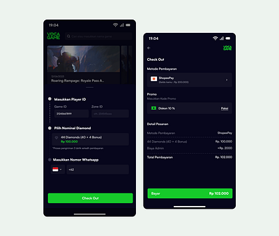 VocaGame - Redesign Apps Checkout game uidesign uxdesign