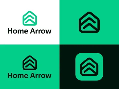 Home Arrow Logo Design app app icon branding design inspiration logo logo design logodesign logofolio logomark logos logotipo logotype modern vector