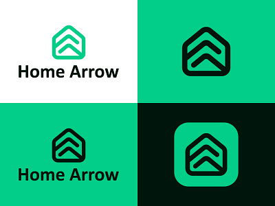 Home Arrow Logo Design app app icon branding design inspiration logo logo design logodesign logofolio logomark logos logotipo logotype modern vector