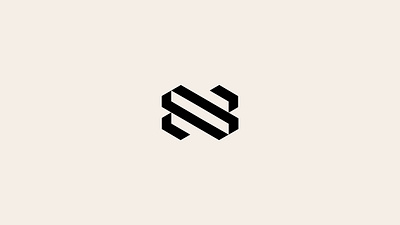 N logo acute black block branding company design geometric graphic design illusion illustration logo logofolio mark modern optic portfolio sale style symbol vector