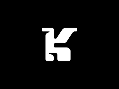 K brand branding design elegant illustration k letter logo logotype mark minimalism minimalistic modern sign tech