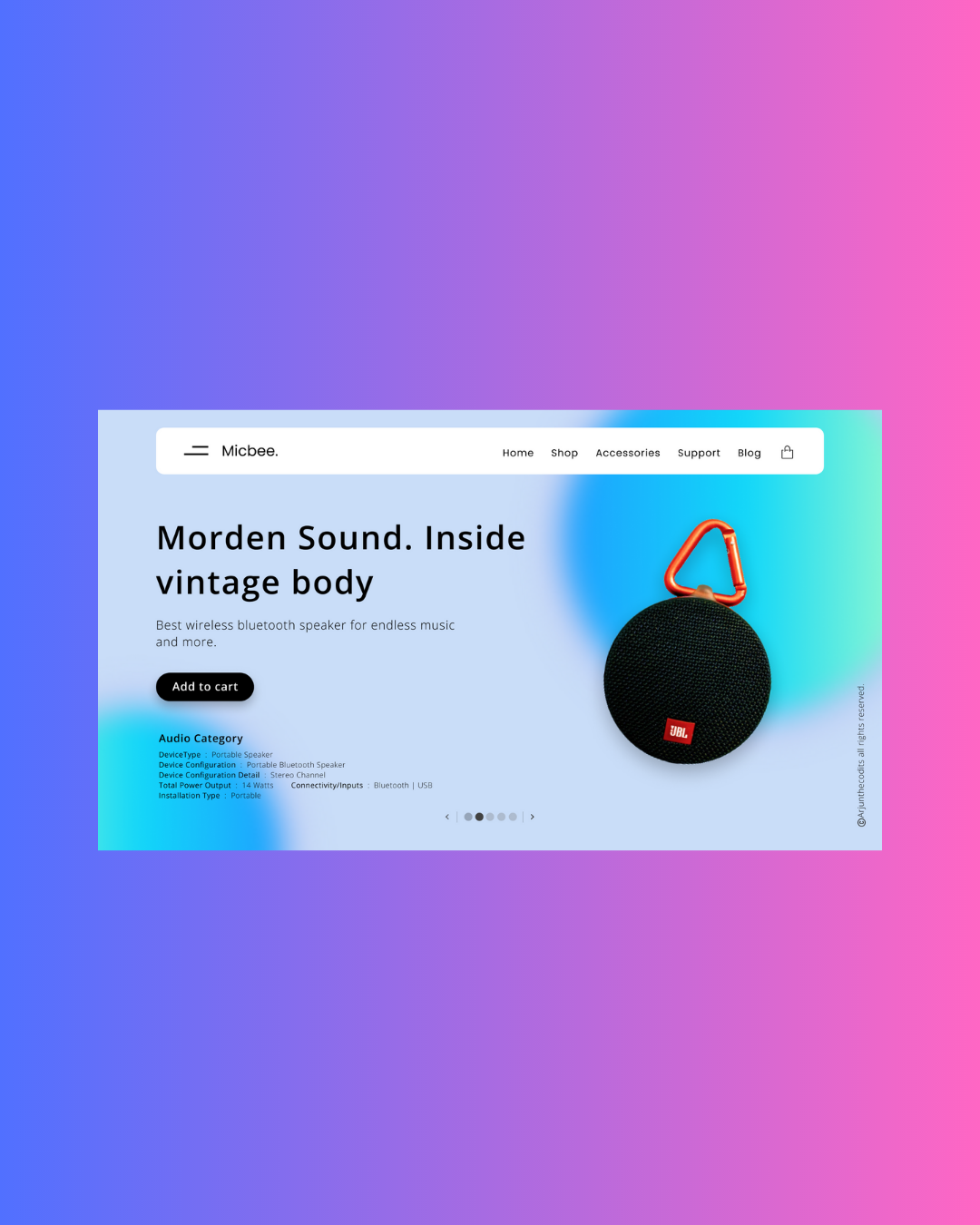 Micbee. branding design dribbble figma graphic design logo ui uidesign webdesign