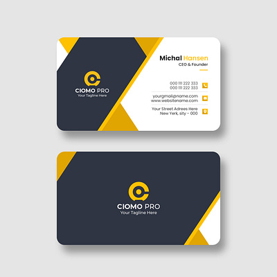 Business card selection