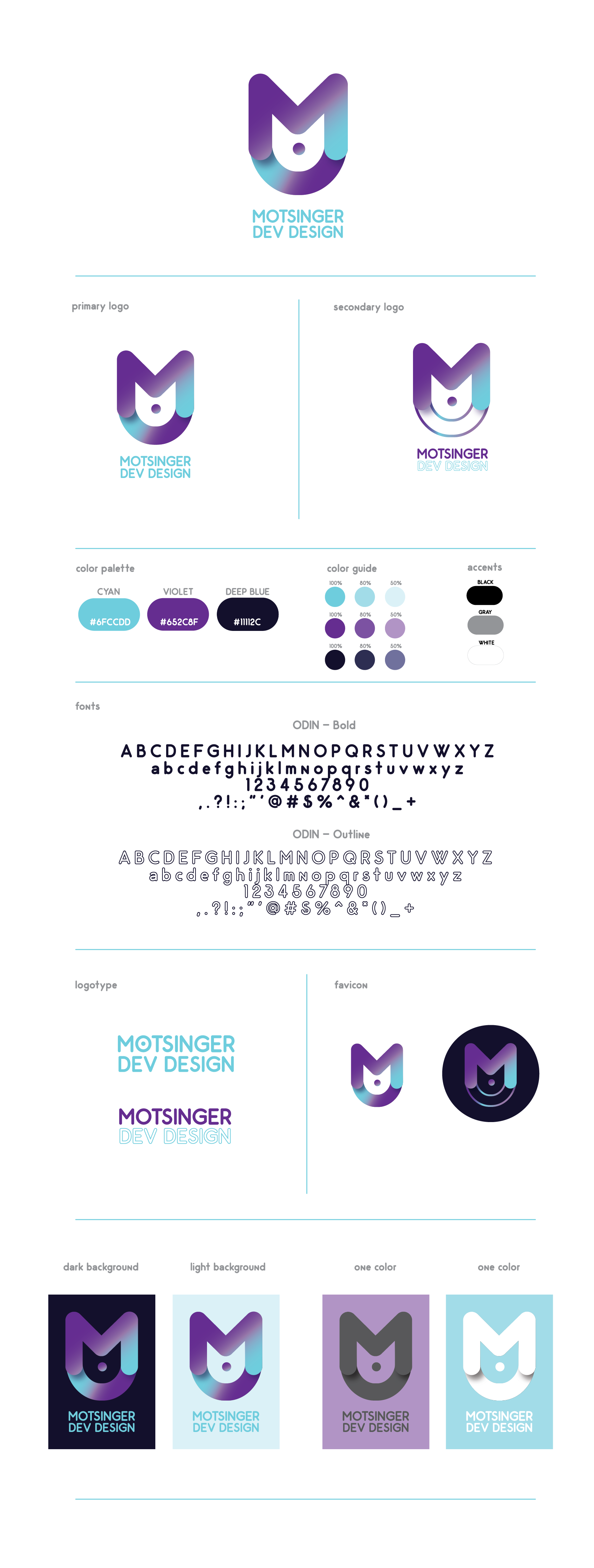 Motsinger Dev Design Logo branding design logo