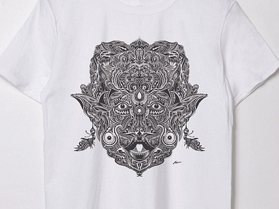 Mirror/mirror by Intelekt art black and white branding clothe color pencil design draw dream graphic design illustration indian logo nft pattern print tee shirt water ink white