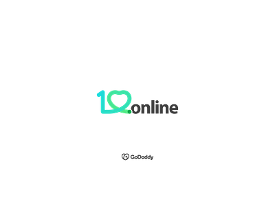 GoDaddy .Online 10th Anniversary Logo branding design dribbble flat graphic design logo minimal vector
