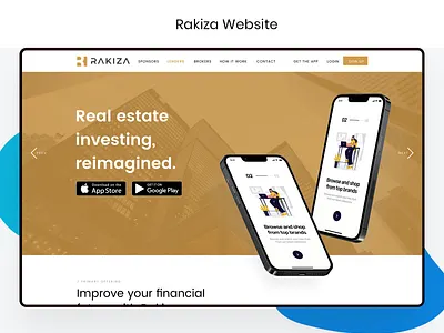 Rakiza Website branding bussiness corporate e commerces figma design finance financial responisve responsive web design ui ui interface ui website ux ux design ux website uxui web web design web template website