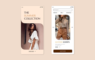Online Store | UX/UI Design Mobile App android app appdesign design fashion figma ui user interface ux