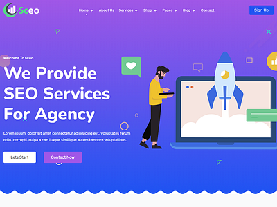 Sceo - SEO and Agency WordPress Theme and Website Template