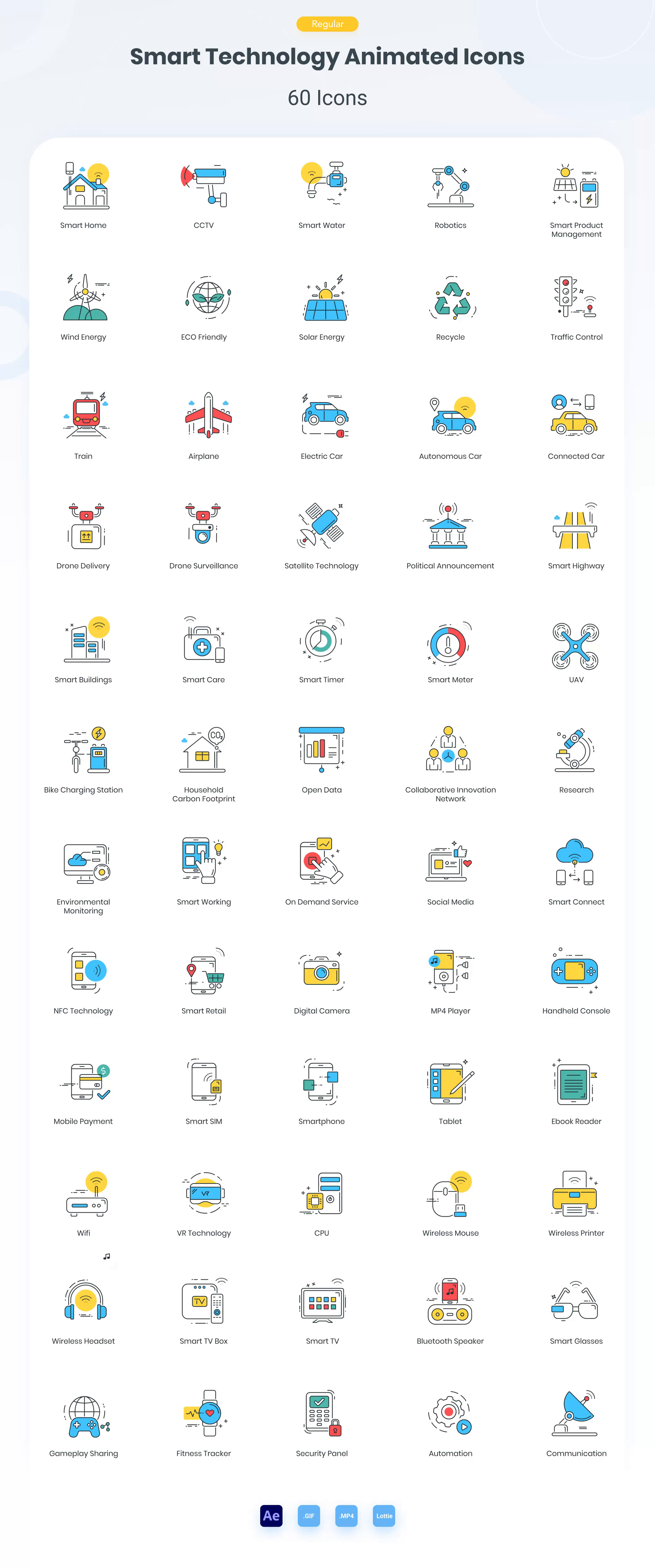 Example of 2 D/3D  Design + Animation