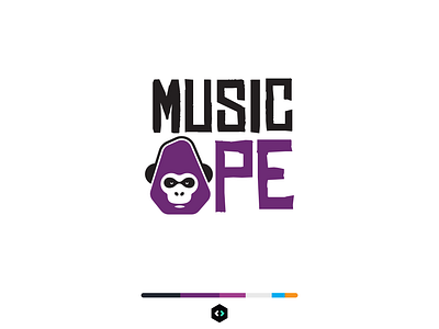 Music Ape - logo design branding design graphic design illustration logo vector