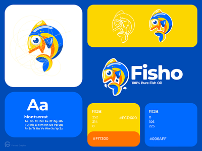 Fisho Logo branding corporate branding design graphic design illustration logo logodesign vector