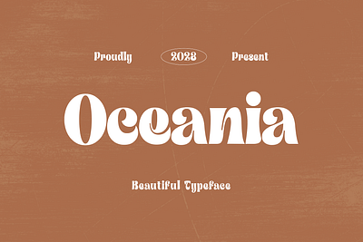 Oceania - Mesmerizing Typeface bold branding cover design fashion font graphic design illustration lettering logo motion graphics retro style typeface vintage