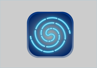 Fingerprint app branding design graphic design logo