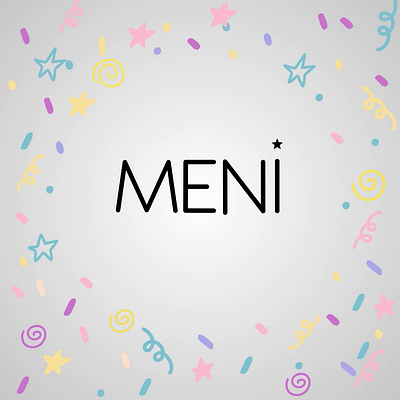 MENI animation graphic design illustration logo