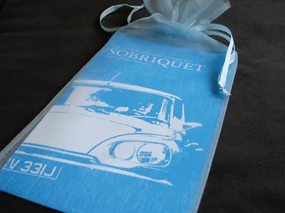 Sobriquet album package design graphic design typography