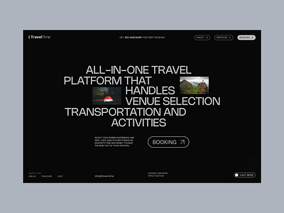 Booking platform design concept concept design travel ui uiux ux web web design