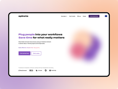 Epinote: Engaging web design for clients and job applicants animation cms design system illustration product design ui design ux design webdesign