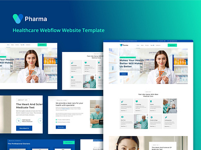 Best Healthcare Doctor Website Design Template branding business clinic community dentist design doctor healthcare illustration logo medical field minimal pharmacy template ui user interface web template webflow website wellness center