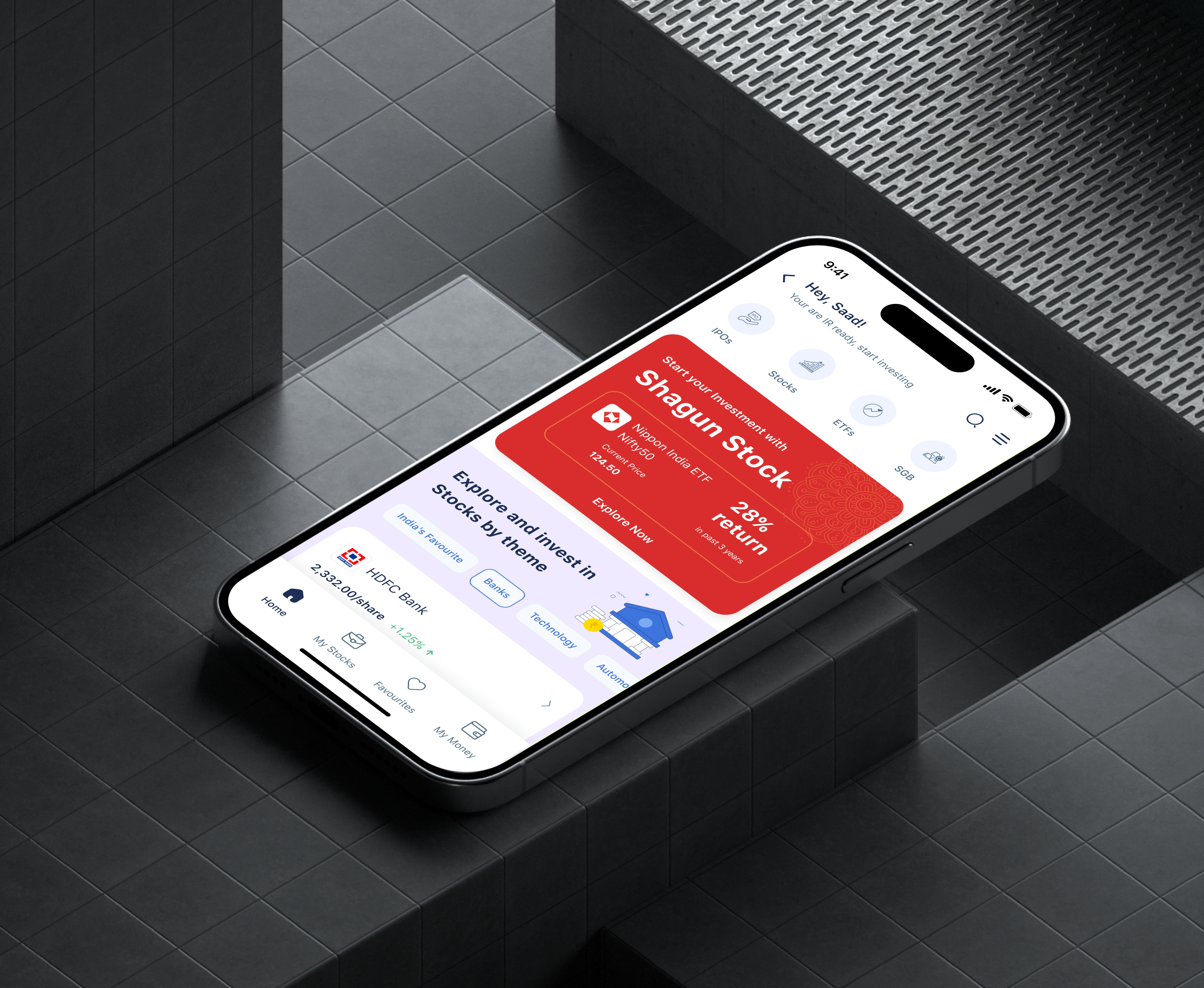 Paytm Stocks fintech investment app mobile app product design stocks trading ui uiux design user interface design ux