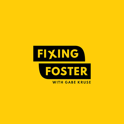Fixing Foster Podcast logo branding design graphic design logo