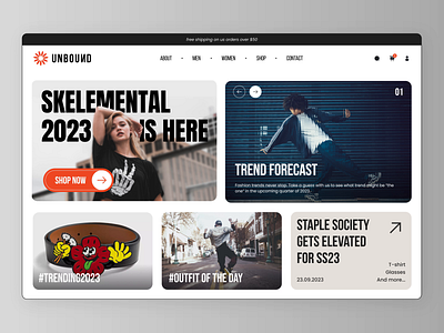 Unbound - Where the love for hip hop fashion knows no bounds. agency animation color creative fashion graphic design hiphop landing page motion motion design motion graphics ui uiux design user experience user interface ux design website website design