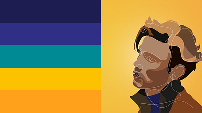 Portrait Illustration for LGBTQIA+ Organization branding design graphic design illustration vector