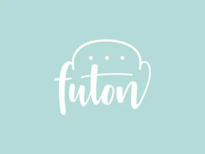 futon branding clever twist communication icon couch creative font futon geometric graphic design identity design illustration lettermark lines logo logo design logotype minimalism sofa typography