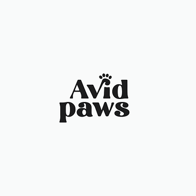 Avid Paws - Pet shop logo branding graphic design logo